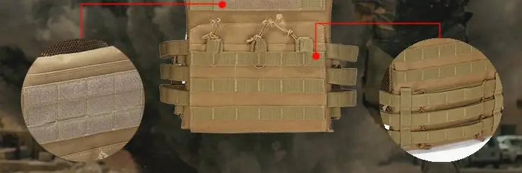 Military Tactical Vest Waterproof Outdoor Body Armor Lightweight JPC Molle Plate Carrier Hunting Vests CS Game Jungle Equipment
