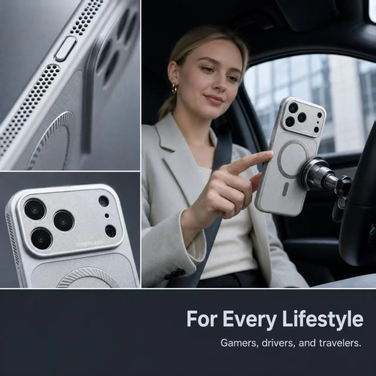 Magnetic Woven Phone Case For iPhone – Heat Dissipation