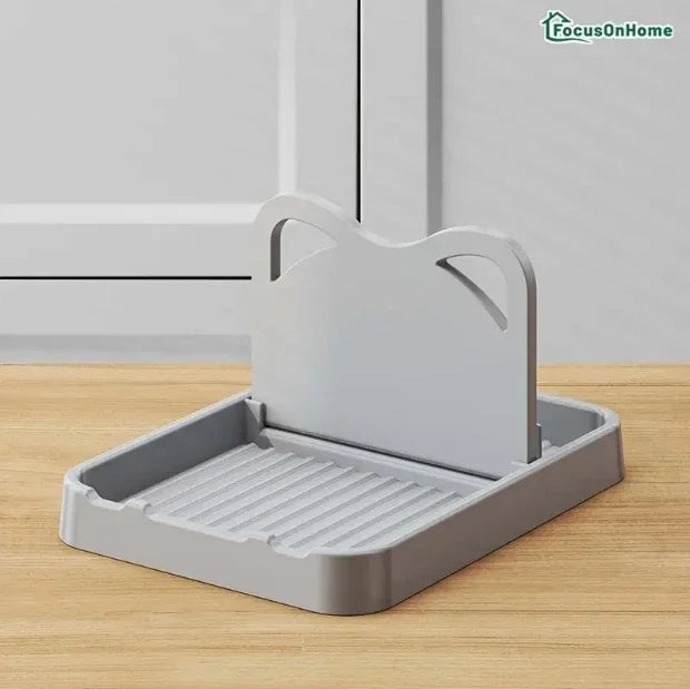 Kitchen And Household Storage Rack Plastic Multifunctional Vertical Foldable Wall Mounted Spoon Storage Rack Kitchen Accessories