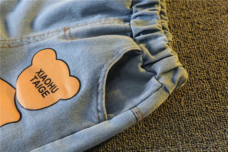 New Summer Baby Boys Clothing Set Cartoon Bear Short Sleeve T-Shirt Shorts 2Pcs Suit For 1-5 Years Kids Children Fashion Outfit