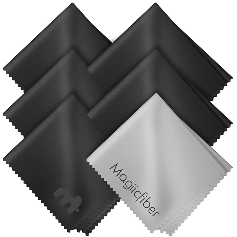6 PACK Color Premium Microfiber Cleaning Cloths – Non-Streak, Reusable