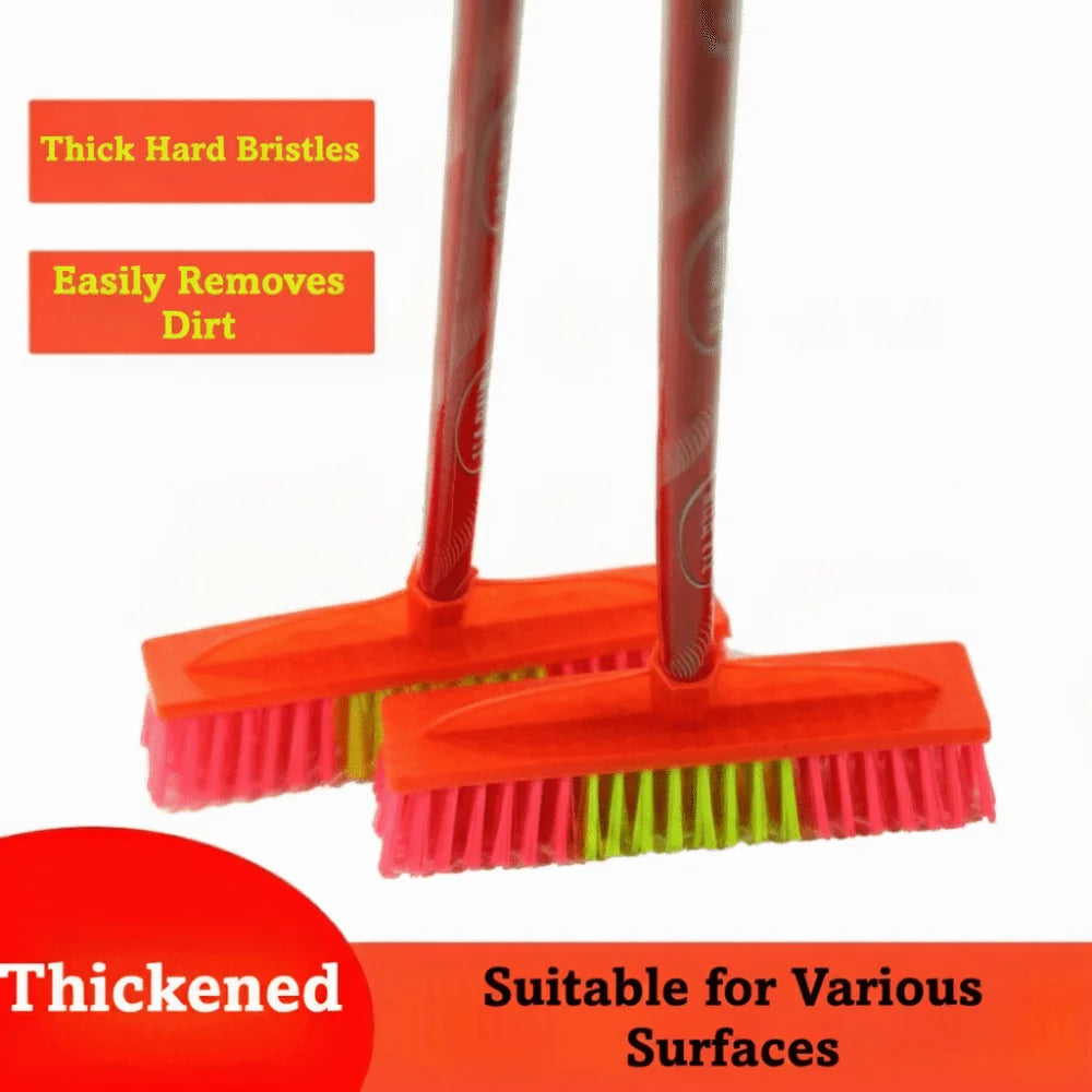 Plastic Tile Scrub Brush With Stiff Bristles For Floors