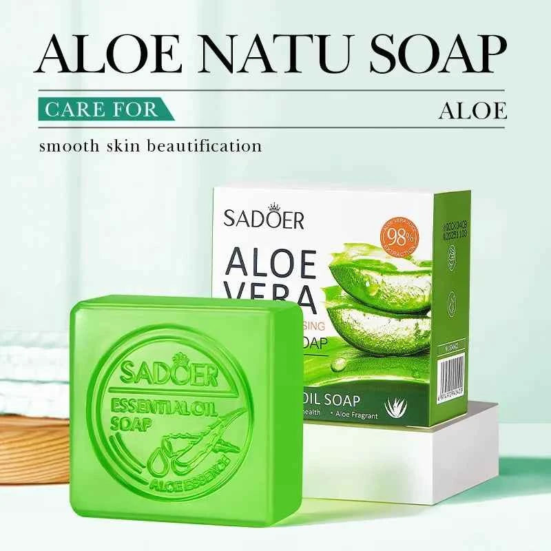 Aloe Facial Cleansing Soap Bar – Hydrating Oil Control