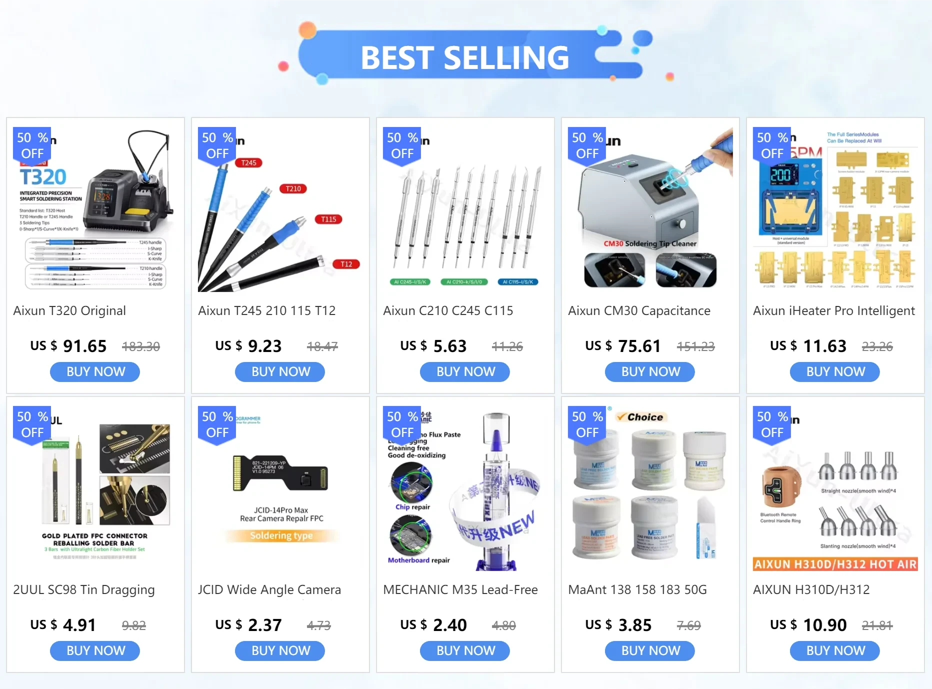 Aixun T245 210 115 T12 Soldering Station Handle For I2C SuGon Tuoer C210 C115 C210 Universal Handle Tools Assembly Tools