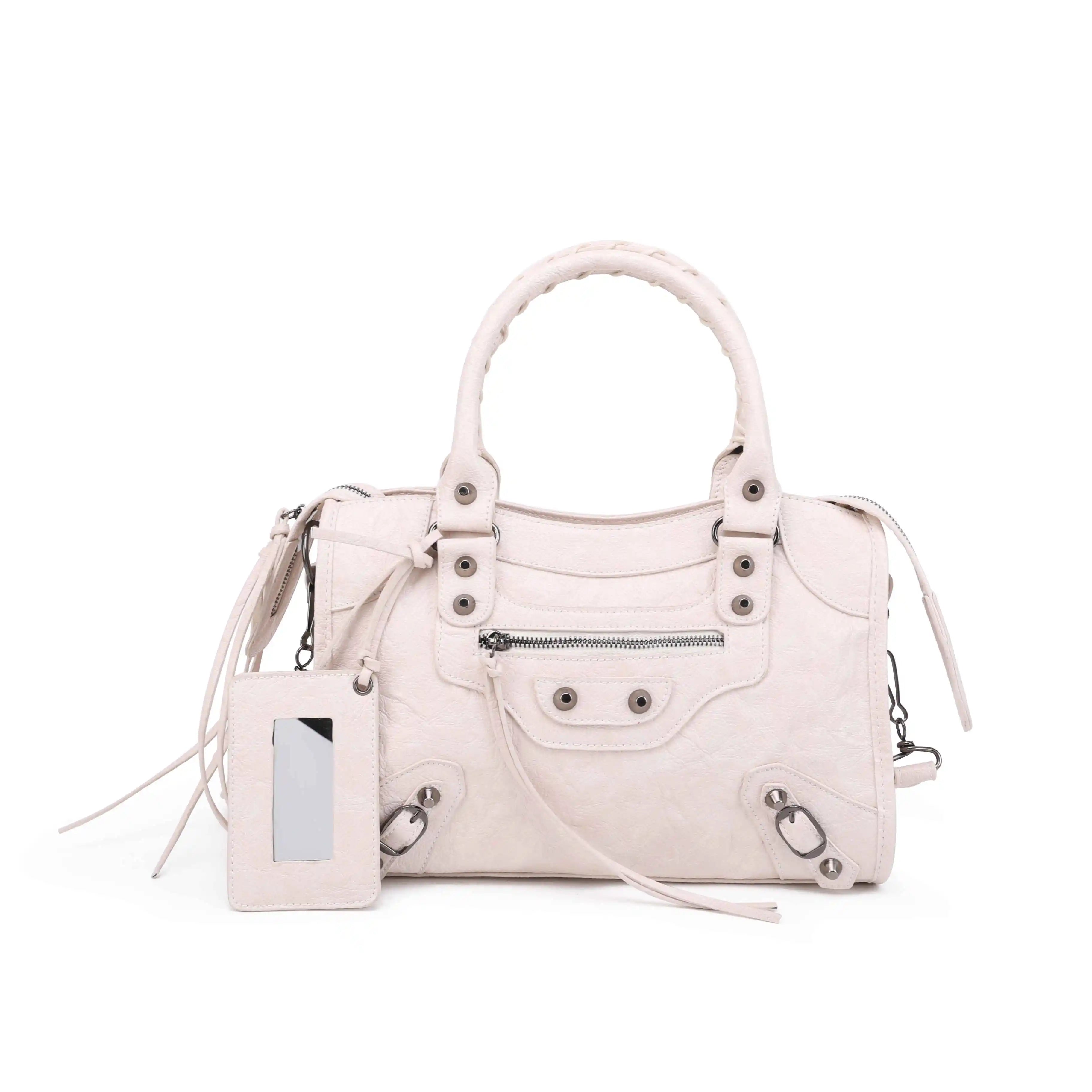 2026 Autumn and Winter Handbag Crossbody Large Capacity City Motorcycle Shoulder Bag Tote Bag for Women Luxury Designer