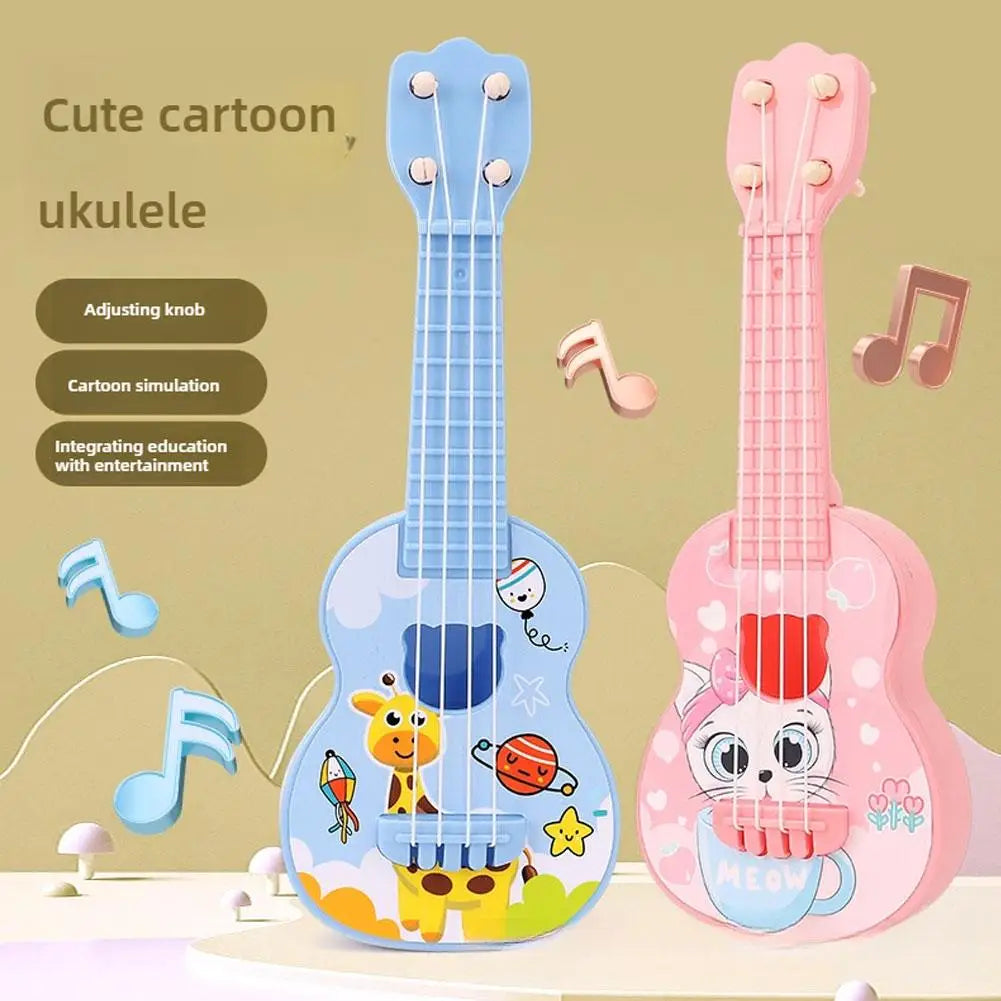 Kids Guitar Musical Instrument Ukulele Musical Montessori Toys For Children Learning Educational Toys Christmas Birthday Gift