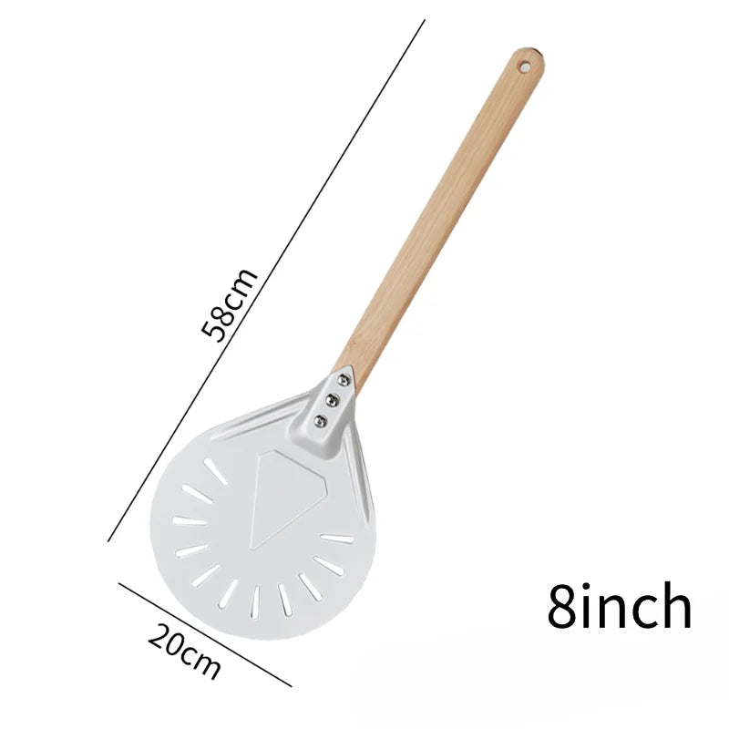 7 8 9 10 Inch Long Pizza Peel AdjustableTurning Shovel Spatula Baking Tool  Kitchen Utensils Nonstick Big Pizza Turner for Oven
