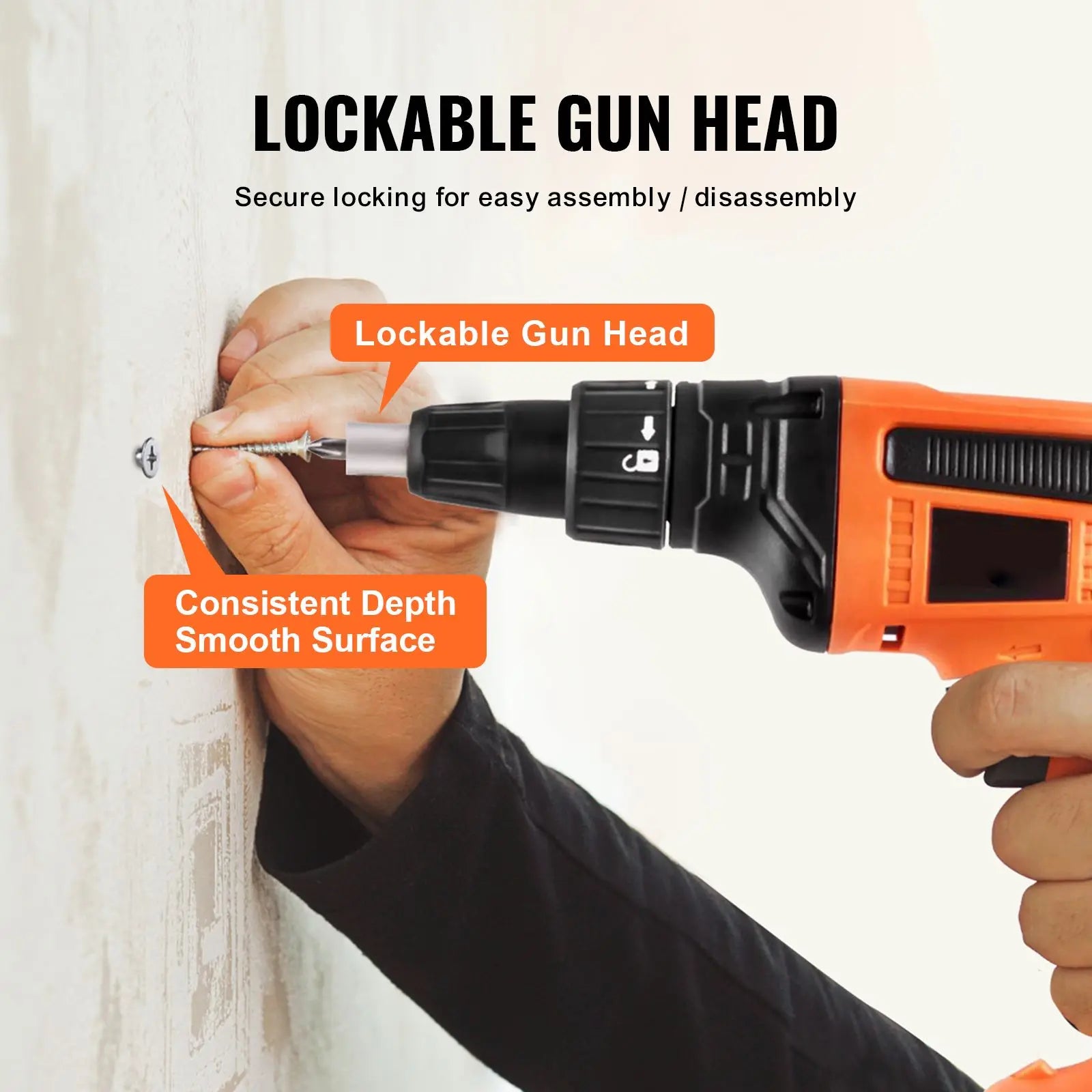 "20V Max Brushless Cordless Drywall Screw Gun Kit with 2 Battery Packs & Charger"