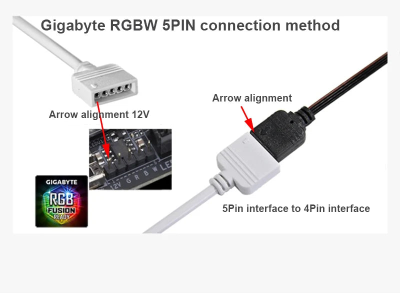 Sync Motherboard Cable 4PIN 12V RGB 3PIN 5V ARGB 1 to 2/1 to 3/1 to 4/1to 5 Extension line