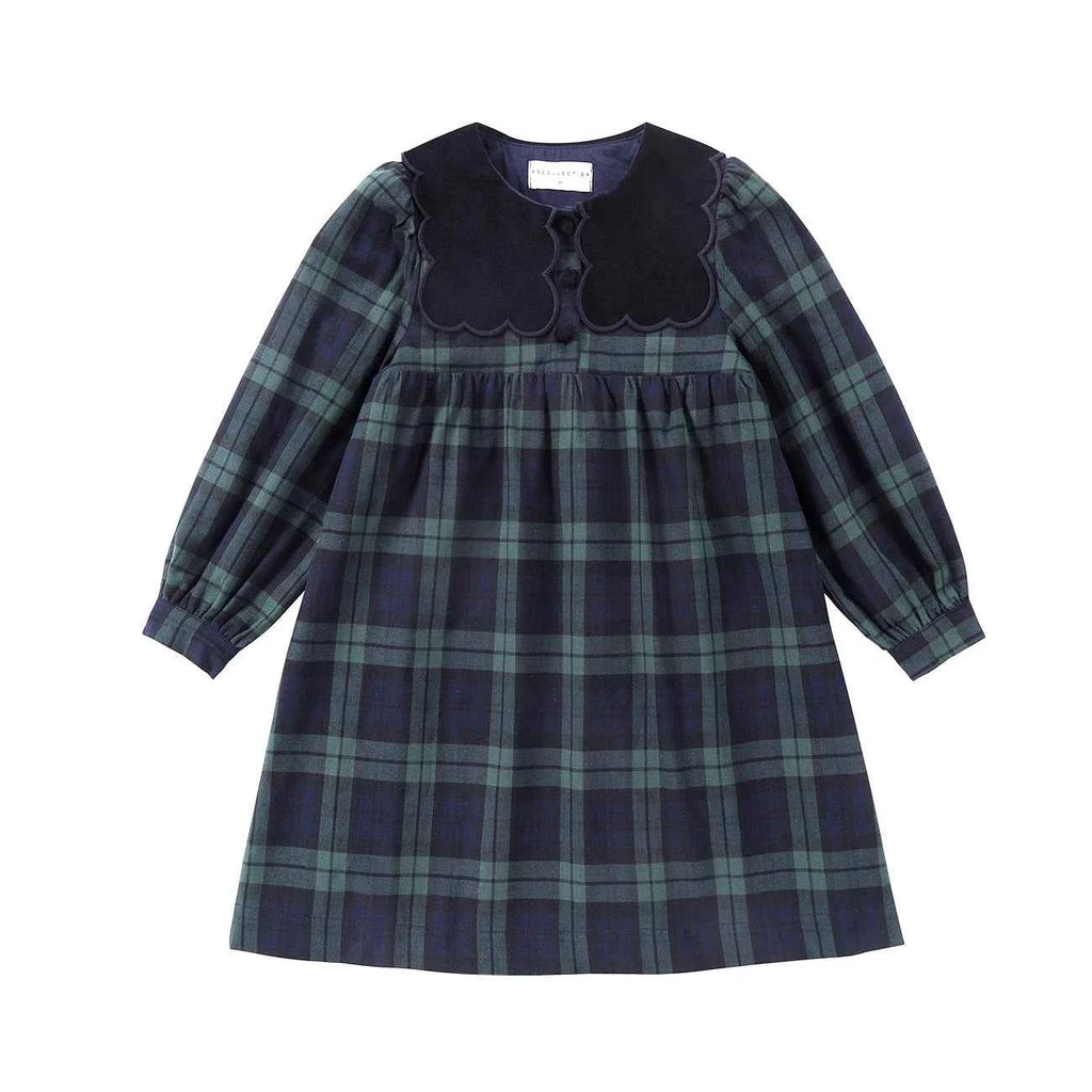 AS Navy Collection AW25 Girls Plaid Dress Two Color Patchwork Sweater Baby Romper Boys Blazer Pants Family Matching Clothing