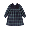 AS Navy Collection AW25 Girls Plaid Dress Two Color Patchwork Sweater Baby Romper Boys Blazer Pants Family Matching Clothing