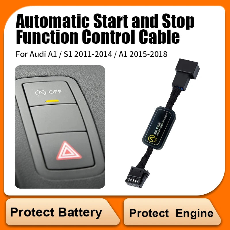 For AUDI A1 2011-2018 Car Automatic Stop Start Engine System Off Close Control Sensor Plug Smart Stop Cancel  Auto Accessorie