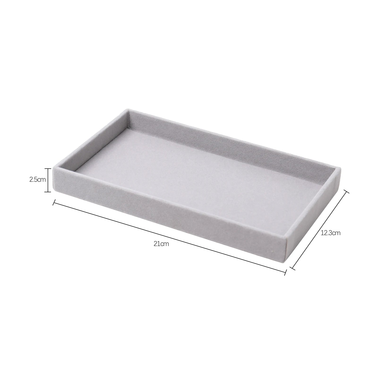 Velvet Jewelry Box Organizer DIY Earring Necklace Ring Jewelry Display Tray Portable Storage Box Jewelry Organizer Display Case