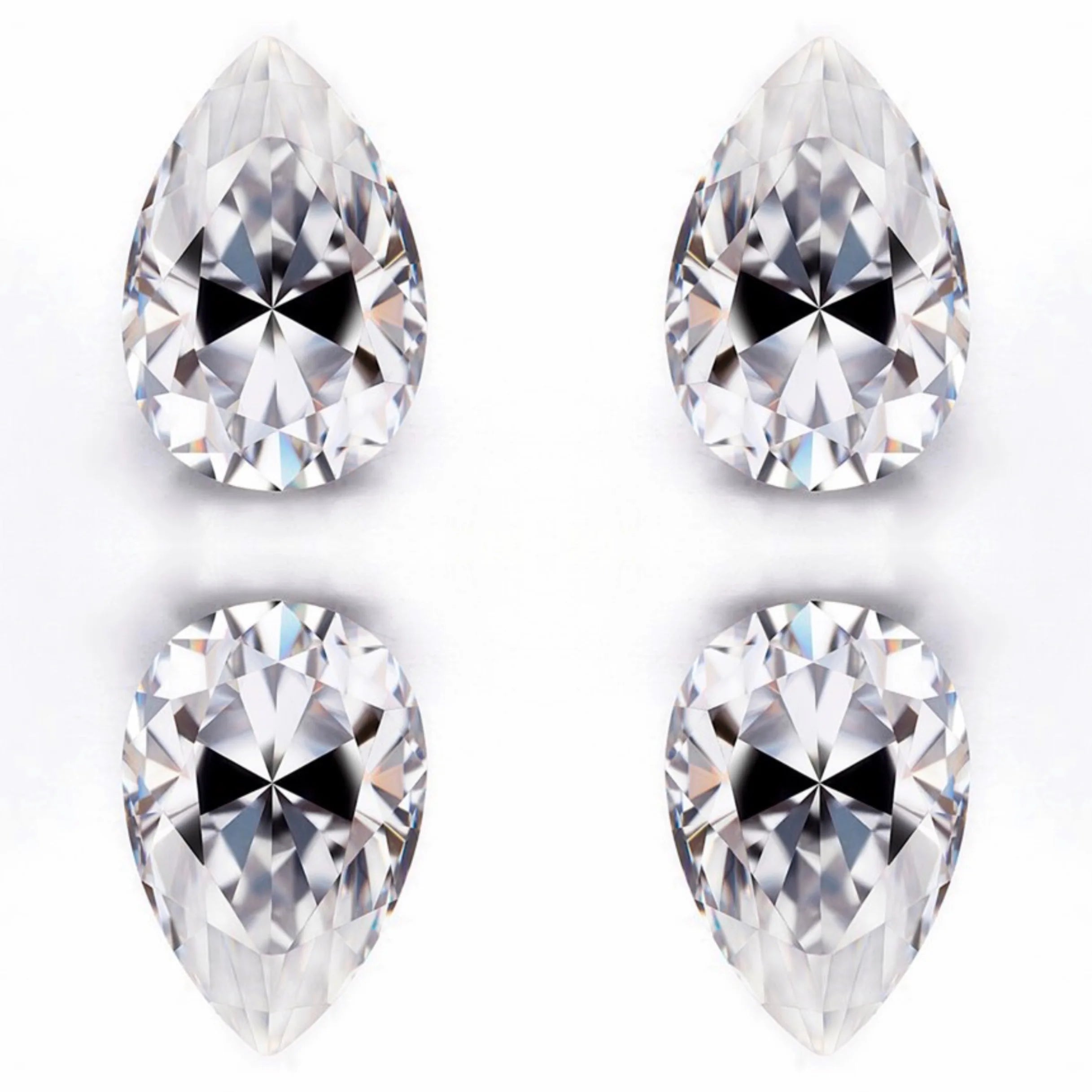 High Quality 1.75 Carat Lab Grown Pear Cut Diamond E F Color VVS1 & VS2 Clarity Certified by IGI Loose Diamonds
