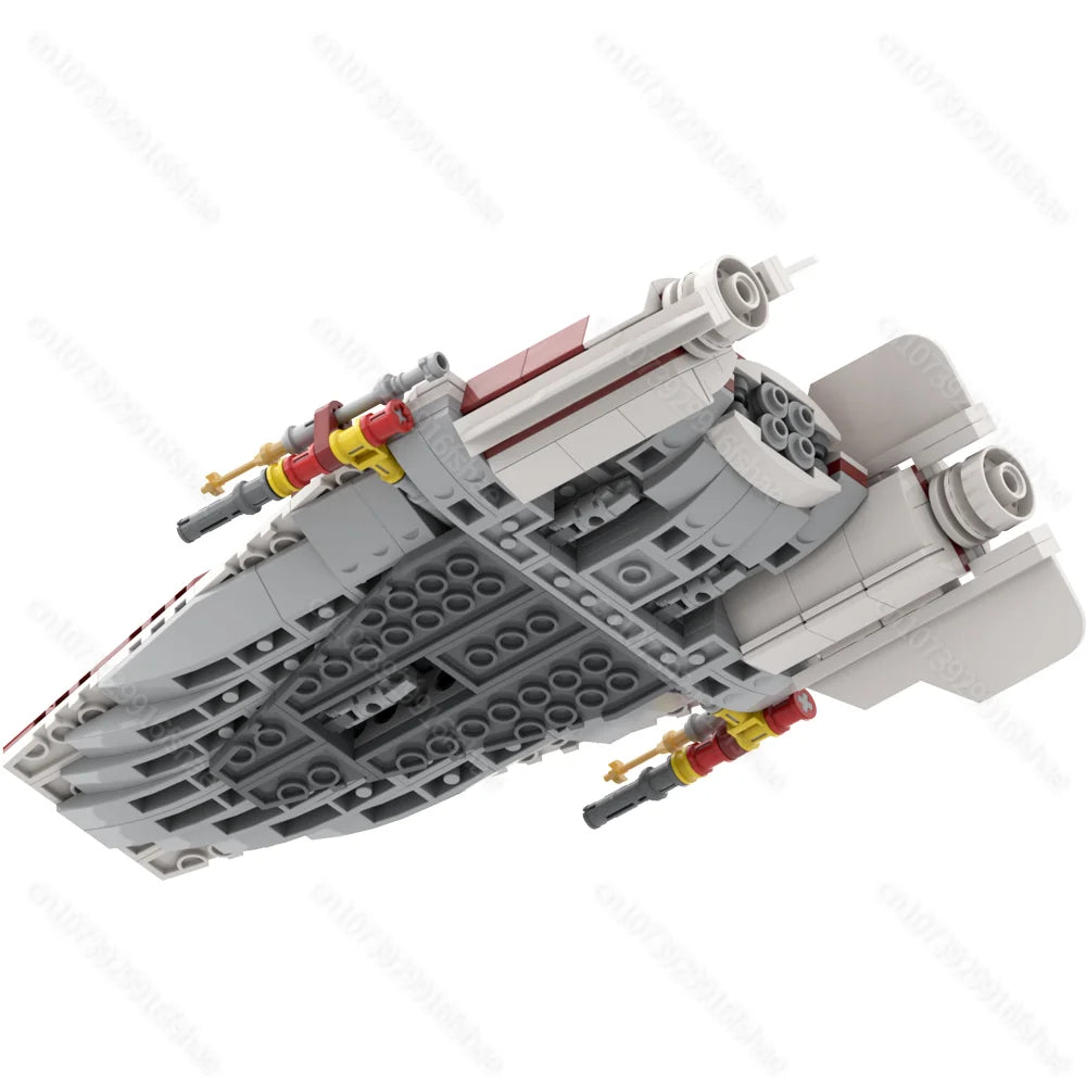 NEW star battle Movie MOC A-wing space fighter Model DIY creative ideas Christmas Child Toy Assembly Puzzle birthday Gift