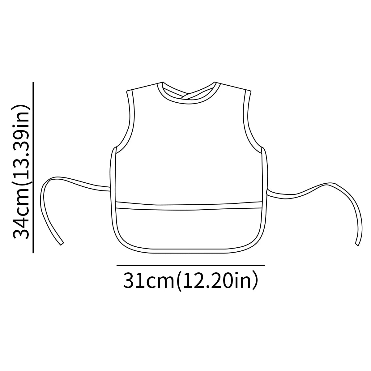Elinfant waterproof magic tape baby feeding bibs, multifunctional breathable baby saliva towel burp cloth