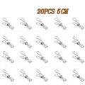 5CM 6CM Stainless Steel Clips 10/20/40 Clothes Pins Pegs Holders Clothing Clamps Sealing Clip Household Multipurpose Clothespin