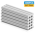 Small Magnets, Refrigerator Magnets of Different Sizes, 3x1 3x2 2x1 3x3 4x2 5x2 6x2mm Mini Magnets for Fridge, Kitchen, Office