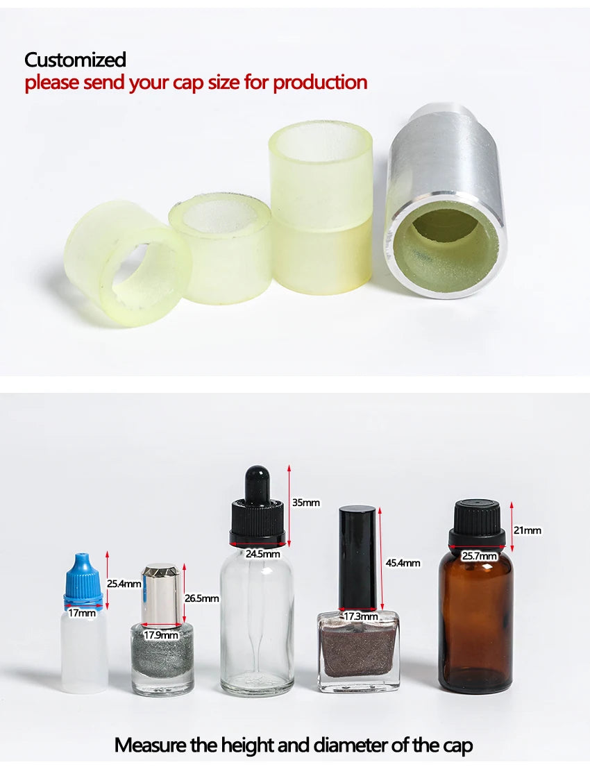 ZONESUN ZS-OS600 Manual Flat Cap Screwing Machine With Security Ring For Electric Plastic Bottle Portable Wearable Lid