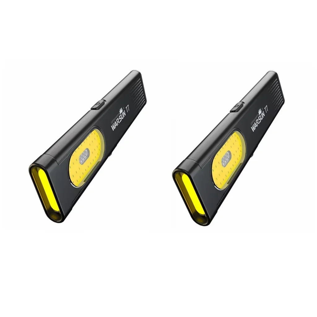2025 New Warsun LED Keychain Flashlight USB-C Rechargeable Portable Mini Torch Light Pocket Lantern Flood Work Light With Magnet