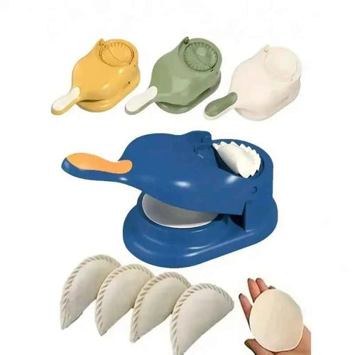 1-piece 2-in-1 Manual Dumpling Maker | Fast Dumpling Press Machine for Kitchen with anti stick design and easy cleaning