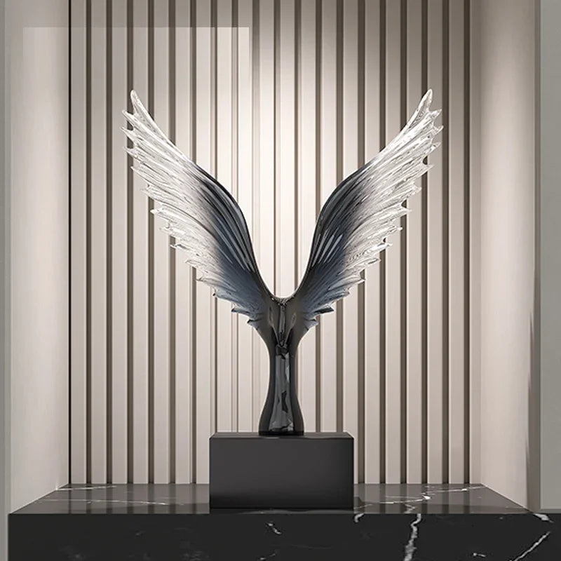 Creative Decor Sculptures Luxury Ornament  Artistic Soft Decoration  Modern Minimalist Living Room Office Wine Cabinet Decor