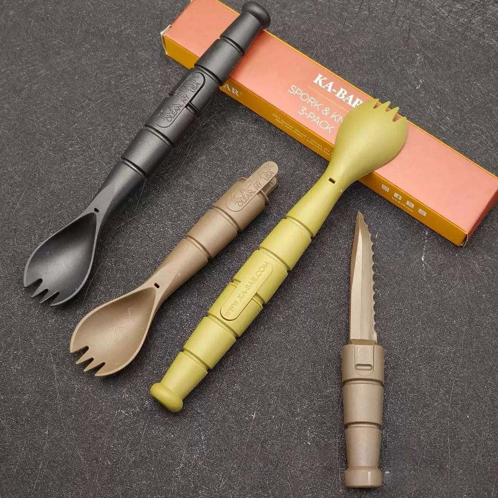 Outdoor small tools, tactical forks and spoons, EDC mini supplies, outdoor multi-functional tools