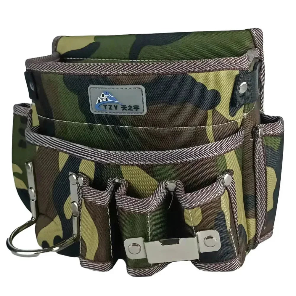 Tool Storage Waist Pack Plumber's Tools Articles Storage Special Cowhide Hanging Mouth Mechanic Multifunctional Waist Pack