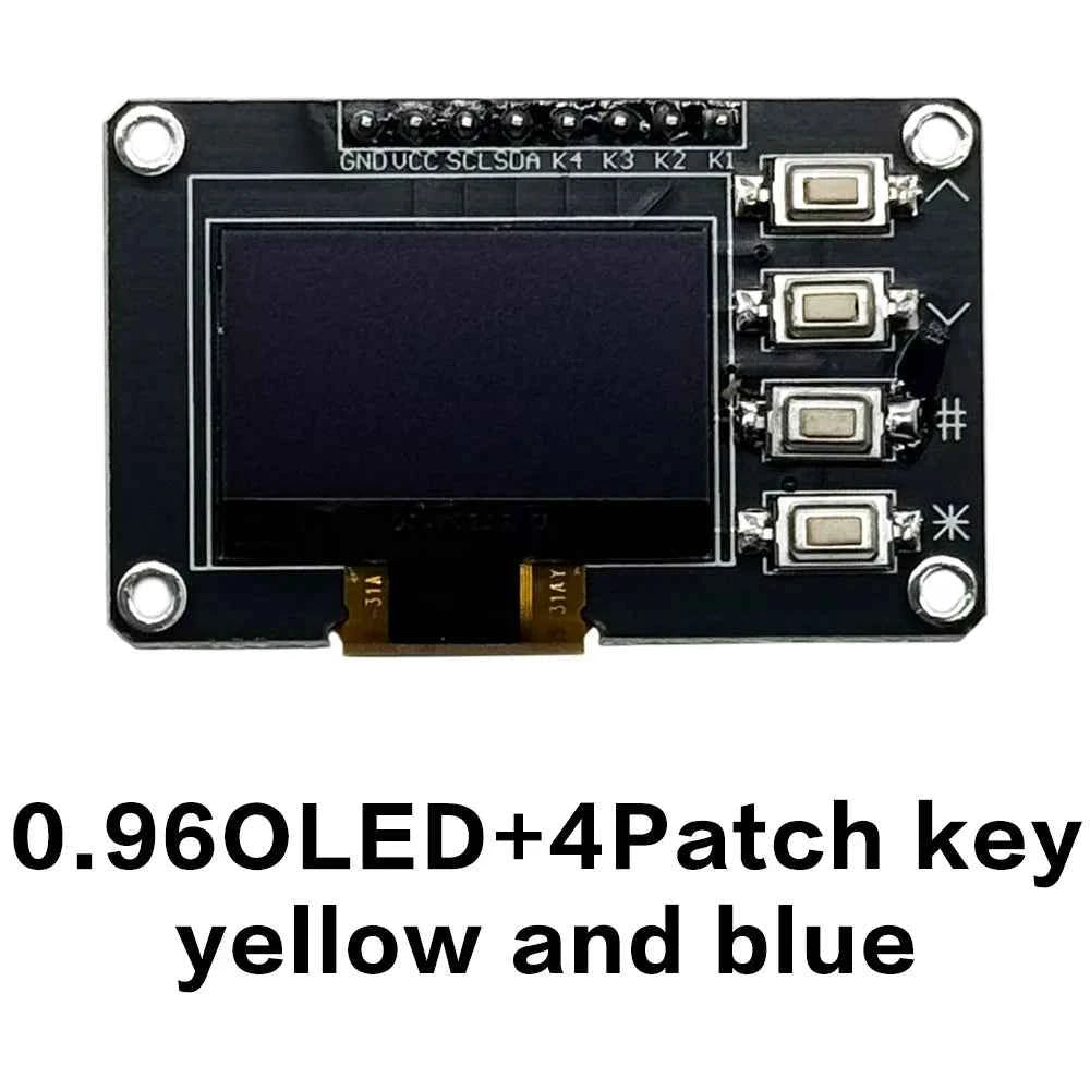 TFT OLED Module EC11 with Rotary Encoder IIC Interface 0.96'' 1.3'' 1.8'' 2.4'' LCD Screen Options for White/Blue Buttons