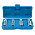 4Pcs Nut Screw Remover Extractor 6-12mm Removal Set Bolt Impact Damaged Nut Screw Removal Socket Wrench Extractor Hand Tool Kit