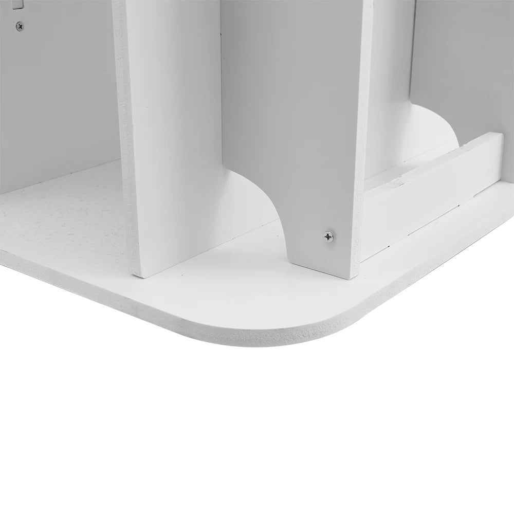 360° rotating bookshelf for children's room 3-layer house-shaped children's bookshelf floor-standing