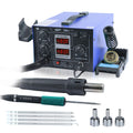 WEP 706-II T12 Soldering Station With Hot Air Gun Air Pump Welding Iron  2-in-1 Desoldering Reowrk Station PCB SMD Repair Tool