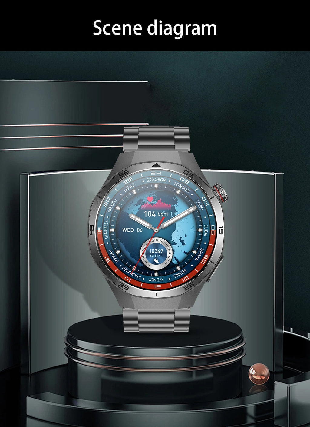 2025 New ECG+PPG Three High treatment Smart Watch Lipids Uric acid Blood pressure Smartwatch Men NFC Sport HD Call Health Clock