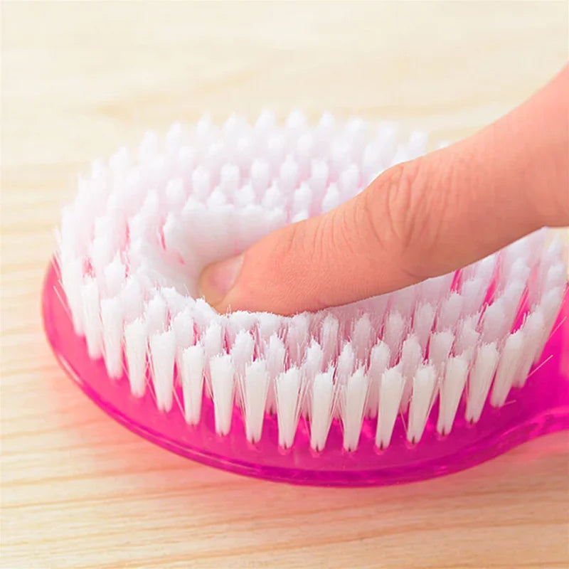 Long Handle Soft Bath Body Brush Back Shower Brushes With Handle Exfoliating Scrub Skin Massager Exfoliation Bathroom Brush