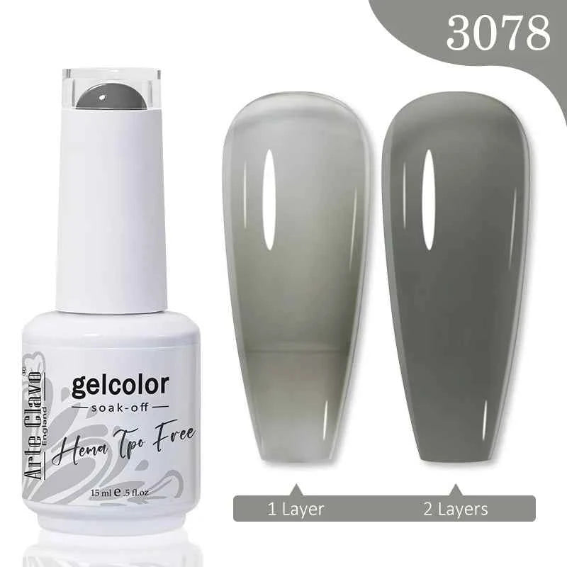 Arte Clavo TPO HEMA FREE Top Quality Discount Price 131 Colors Nail Gel Polish New Formula Nail Gel 15ml Bottle UV Gel Varnish