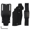 Tactical Gun Holster Glock17 Gen4 with X300 X300U Flashlight Quick Release Drop Leg Holsters Right Left Hand Pistol Gun Carry