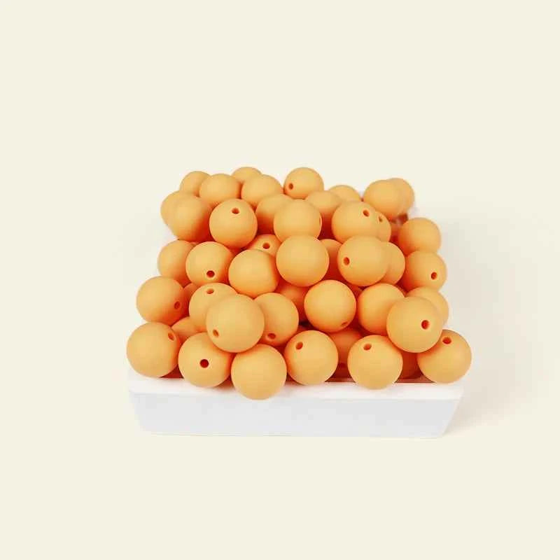 12mm Siilcone Round Beads 100/50/20Pcs For Jewelry Making To Make Bracelets DIY Keychain Necklace Jewelry Accessories BPA Free