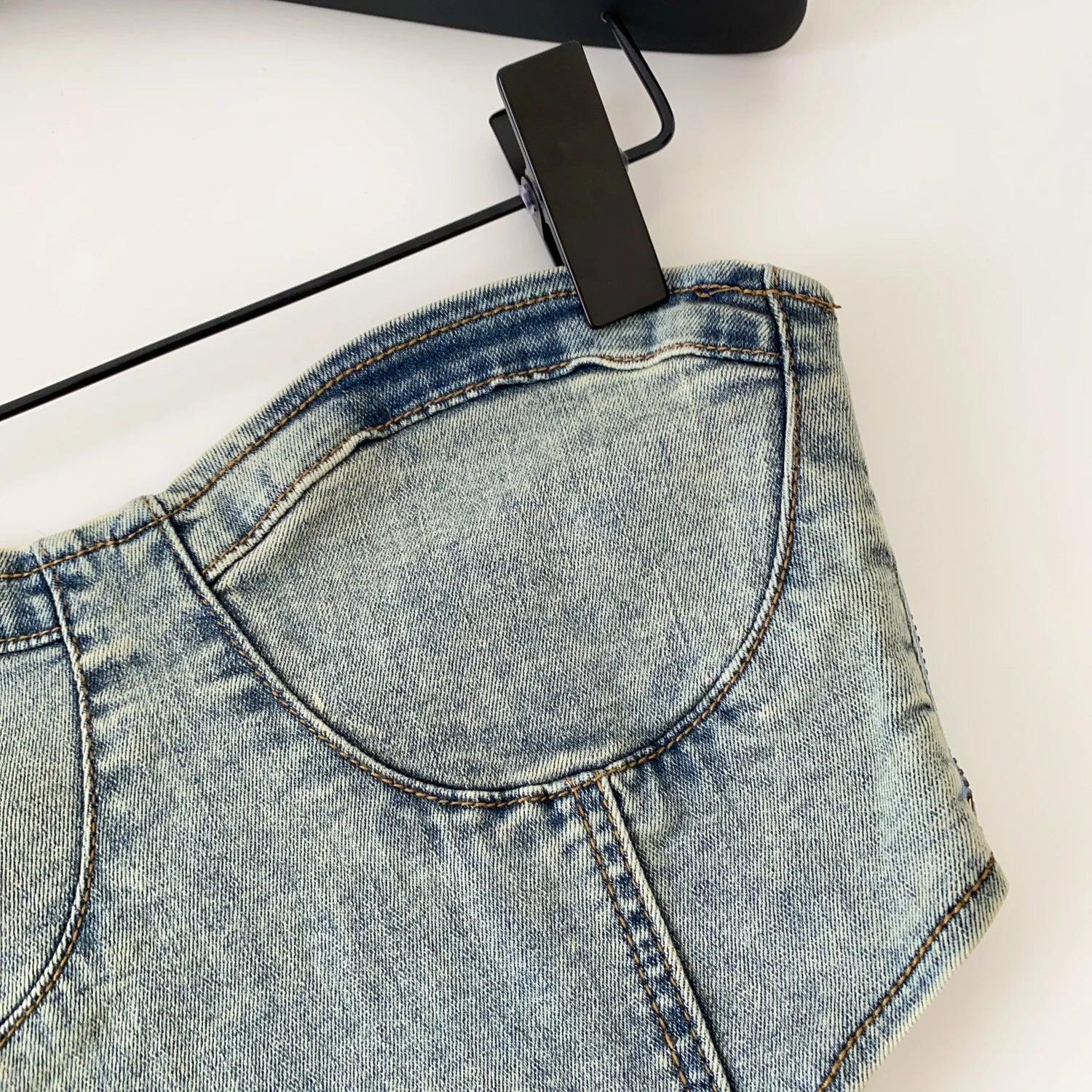 SINGREINY Hot Girl American Retro Sexy Top Female 2026 Minimalist Sleeveless Edgy Beach Bodysuit Strapless 1950s Denim Tank Top