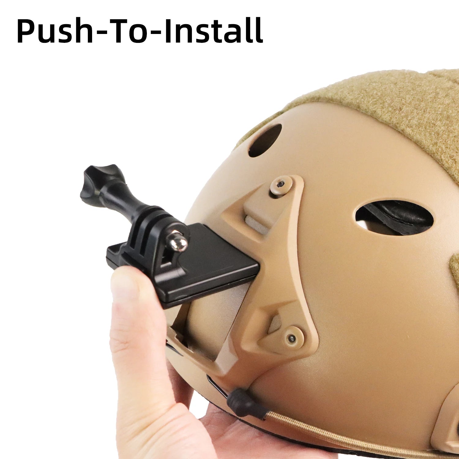 BOOIU Tactical Helmet Base Adapter Fixed Camera Mount For GoPro Hero Action Camera Mount FAST/MICH/NVG Helmet Accessories