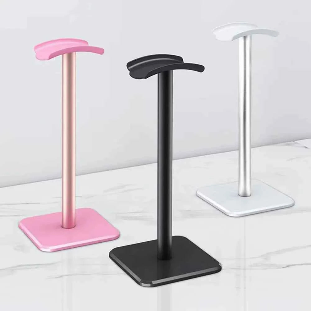 Headset Stand Aluminium Alloy Headphone Holder Rack Space Saving Desktop Organizer Display Vertical Bracket Hanger