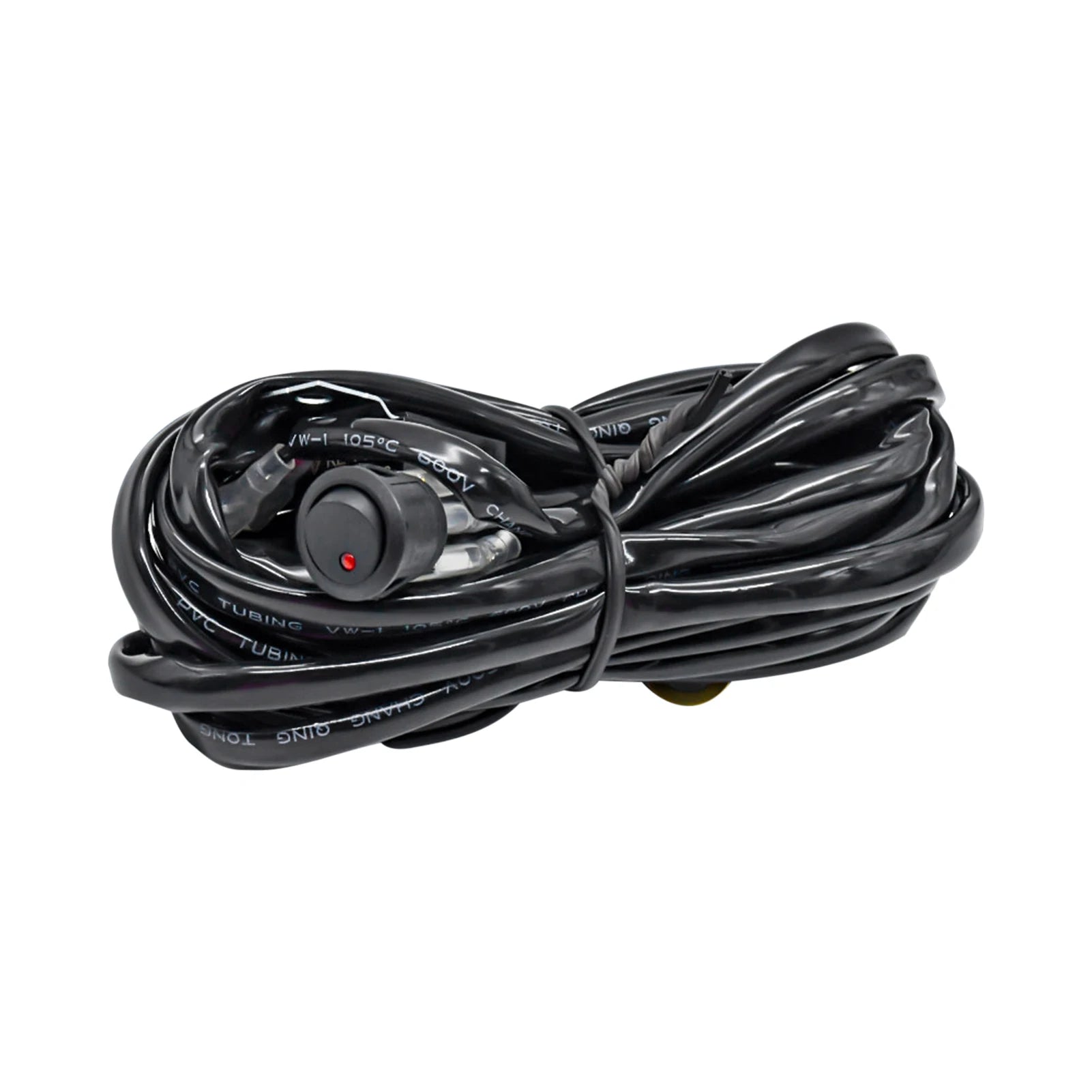 LED Light Bar Wiring Harness Kit, 300W Universal LED Work Light Bar Wiring Harness 12V 40A for Off-Road Vehicles Fit 2 Light