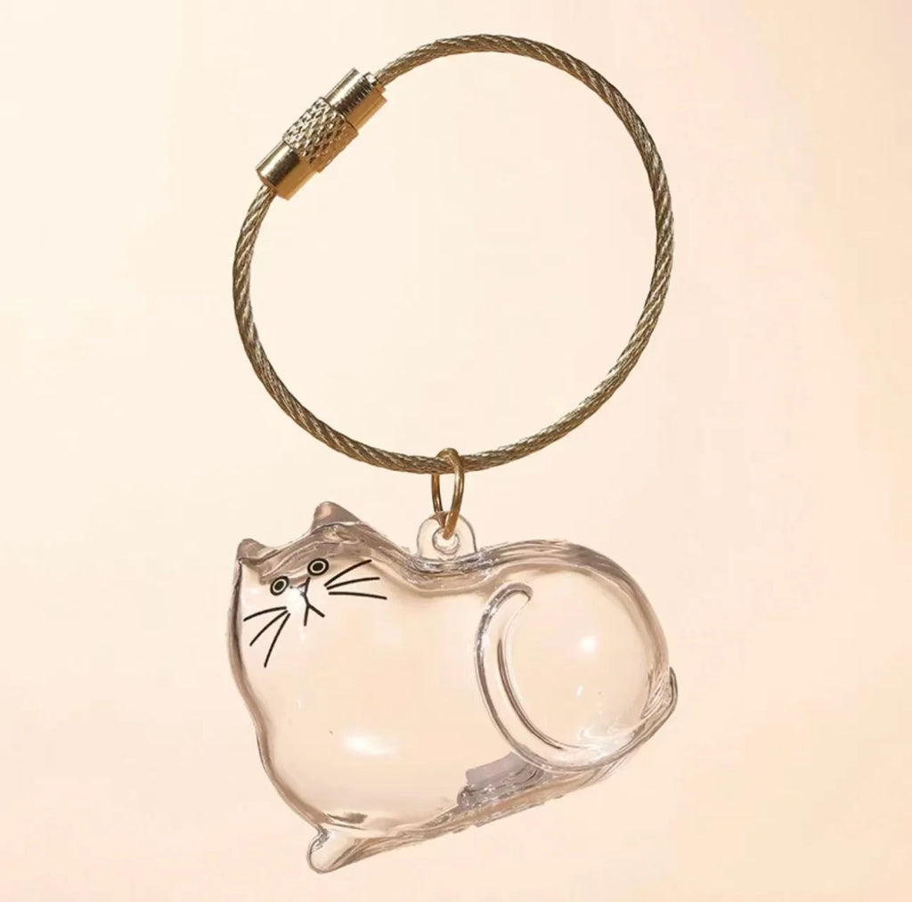 Pet Hair Memorial Keepsake Box & Bottle - Transparent Storage Container for Cat Fur, DIY Decor Gift for Pet Lovers Home Display