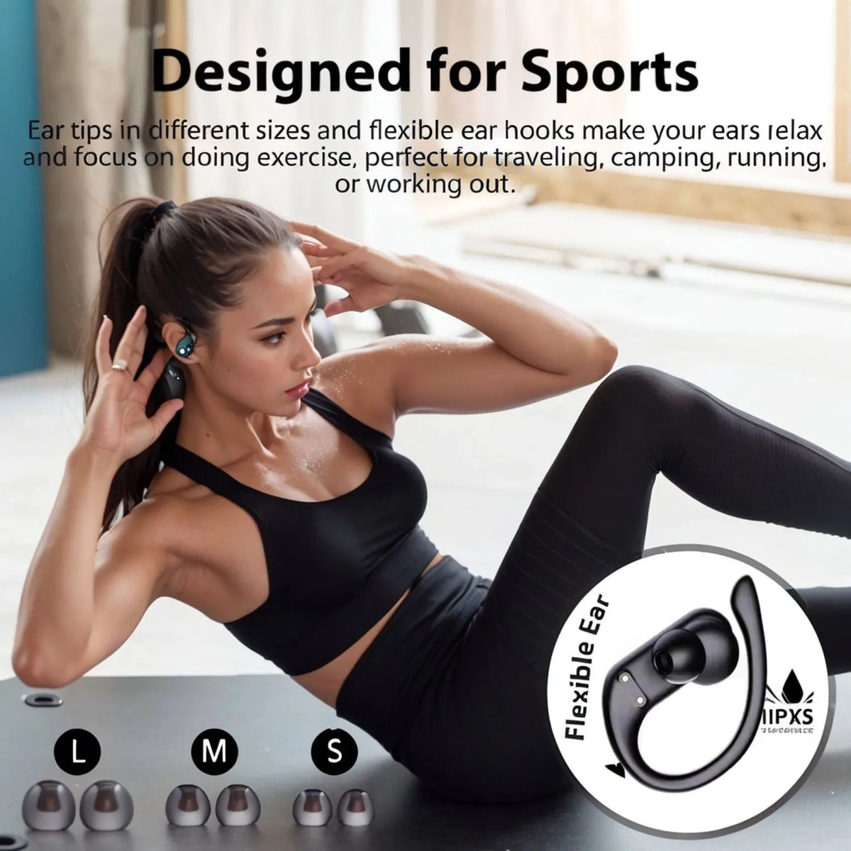 Bluetooth Wireless Earbuds With Mic – HD Sound & Touch