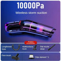 Handheld Home Vacuum Cleaner Rechargeable Portable Vacuum Cleaner Car Home Dual Purpose Wireless Dust Catcher Pet Hair 10000PA