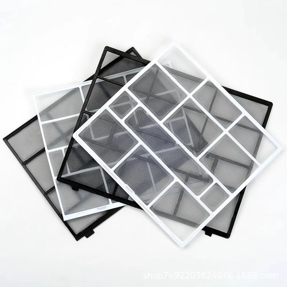 2Pcs/Set Plastic Air Conditioner Filter Mesh Indoor Unit Hanging Dust Screen Household Air Conditioning Filter Accessories
