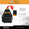 TOOLSTACK Mini Utility Toolkit Hammer & Screwdriver Waist Pouch Quick-Hook Service Kit Quality Hardwear Carpenter Work Tools Bag
