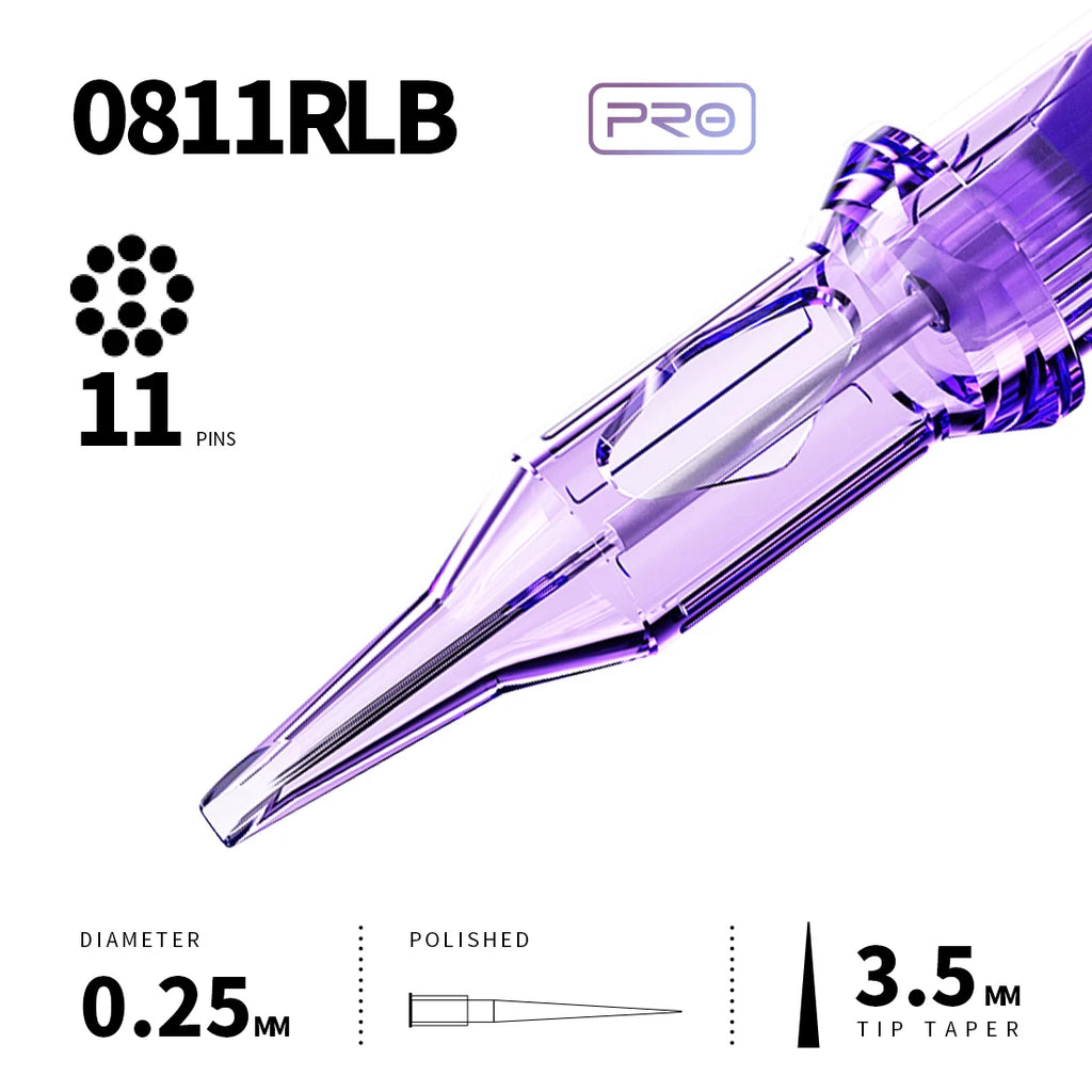 Mast Pro Tattoo Cartridge Needles RL 20 Pcs Disposable Permanent Makeup or Body Art Needles 0.18/0.25/0.30/0.35 Tattoo Supplies