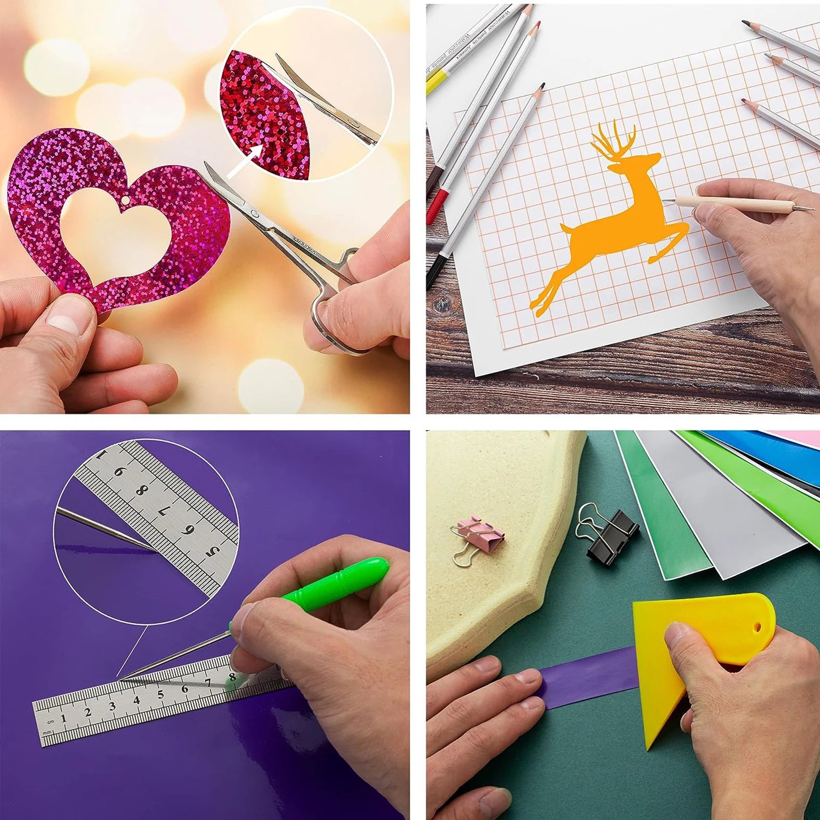 15pcs Weeding Tools Set  For Vinyl Craft Weeding Tools Kits For Cricut Scrapbooking Tools DIY Art Tools Precise Vinyl
