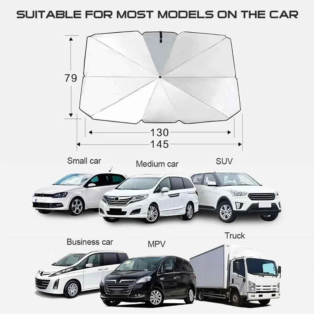 Car sunshade front windshield titanium silver thickened sunshade anti UV folding car sunshade car sunshade accessories