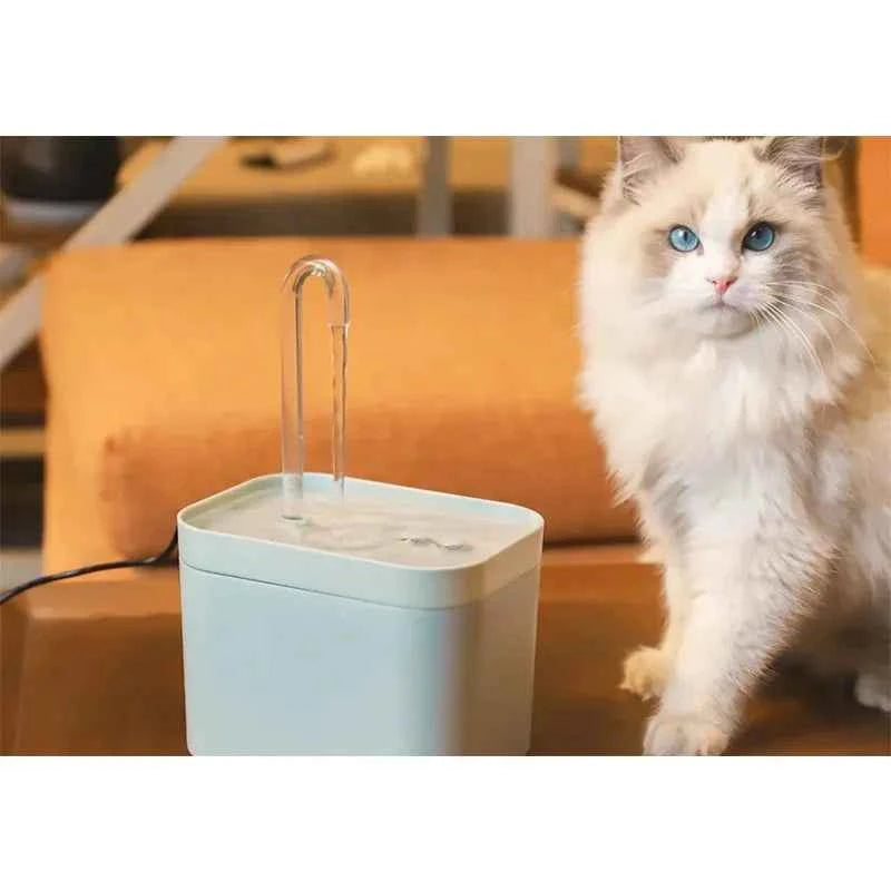 Pet Water Dispenser Auto Filter Electric Mute Cat Drinker 1.5L Recirculate Filtring Drinker for Cat Water Fountain